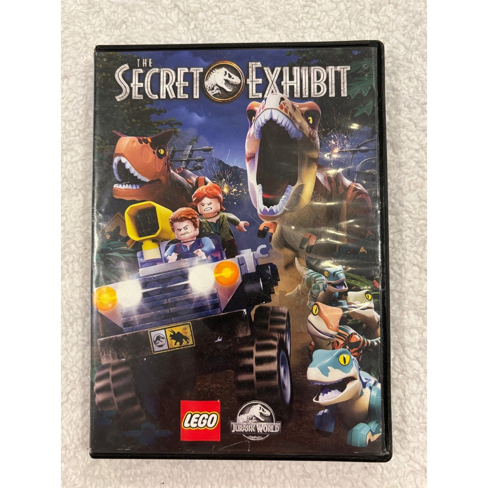 LEGO Jurassic World The Secret Exhibit DVD Animated Movie Dinosaur Adventure